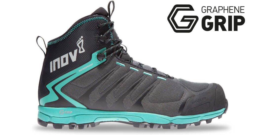 Inov-8 Roclite G 370 Womens Hiking Boots Black/Turquoise Philippines 51647QFRS